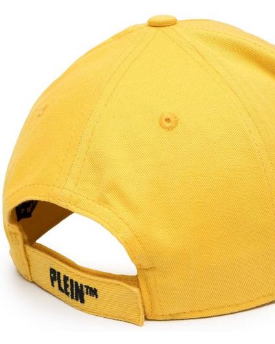 Gorra con bordado Philipp Plein amarillo
