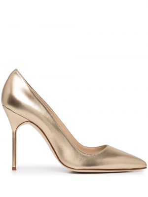 Pumps Manolo Blahnik gull