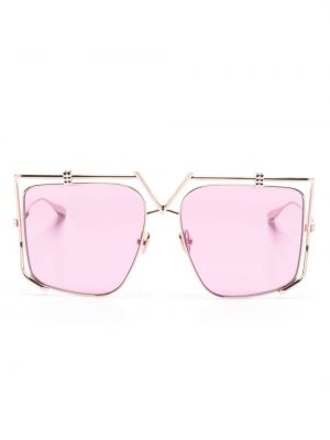 Occhiali da sole oversize Valentino Eyewear rosa