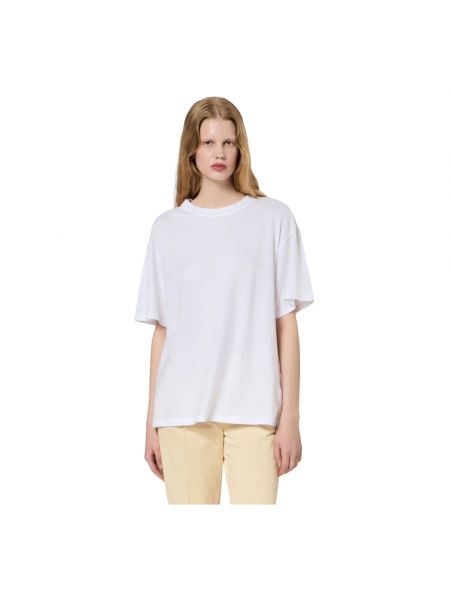T-shirt Massimo Alba weiß