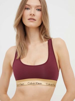 Bordowy biustonosz Calvin Klein Underwear