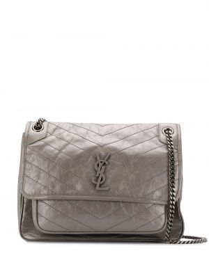 Bolsa de hombro Saint Laurent gris