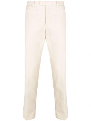 Pantaloni chino di cotone Boglioli bianco