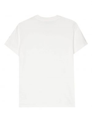 Bavlněné tričko Moncler bílé