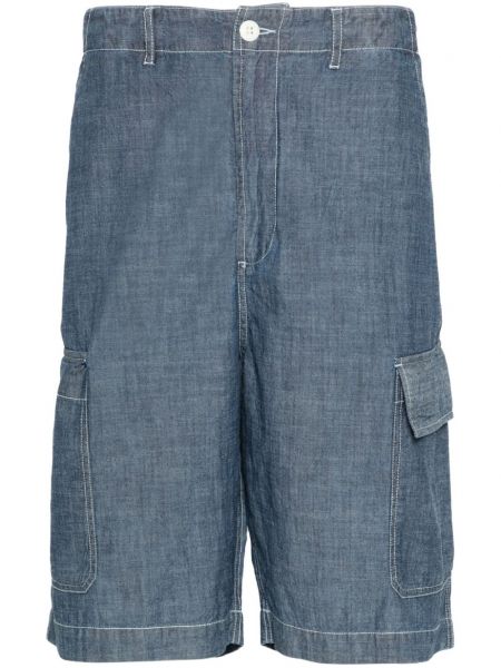 Cargo shorts aus baumwoll Universal Works blau