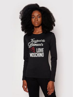 Блузка Love Moschino черная