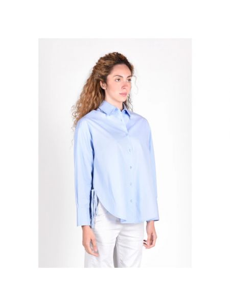 Camisa de algodón Dondup azul