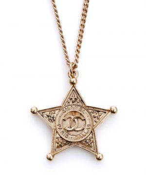 Pandantiv cu stele Chanel Pre-owned auriu