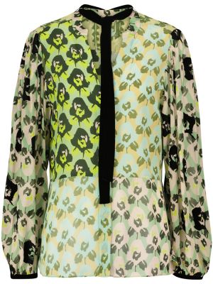 Блуза на цветя Dorothee Schumacher зелено
