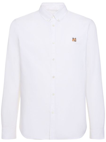 Košile Maison Kitsuné bílá