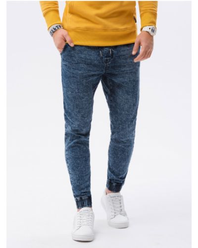 Běžecké kalhoty Ombre Clothing modré