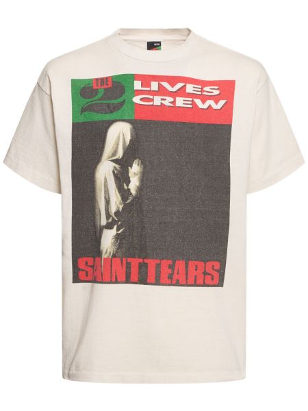 T-shirt Saint Michael bianco