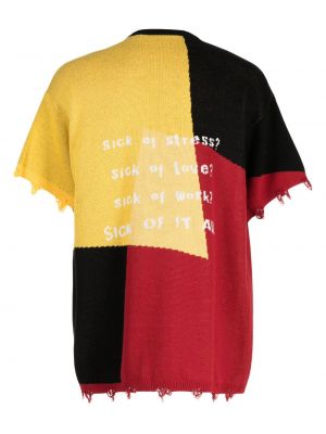 Bavlněný svetr s oděrkami Haculla