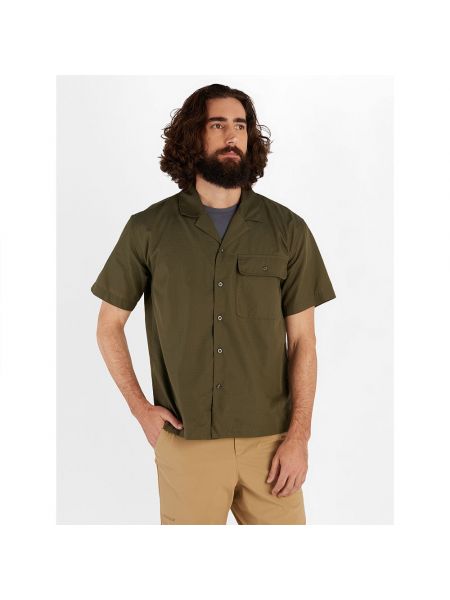 Рубашка с коротким рукавом Marmot зеленая