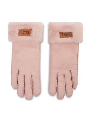 Rękawiczki Ugg różowe