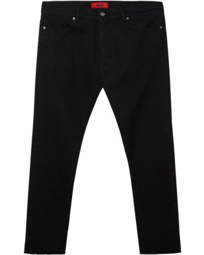 Bavlnené skinny fit džínsy 424 čierna