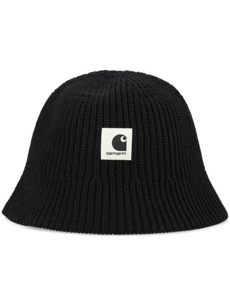 Dzianinowy kapelusz Carhartt Wip czarny