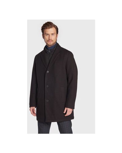 Priliehavý kabát Pierre Cardin čierna