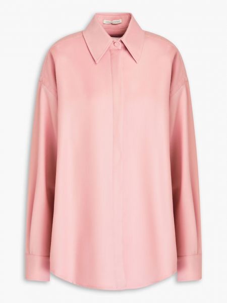 Шерстяно-фланелевая рубашка Emilia Wickstead розовый