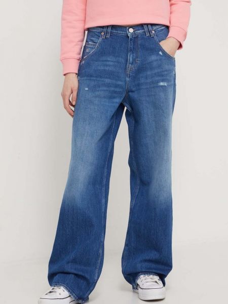 Jeansy z wysoką talią Tommy Jeans niebieskie