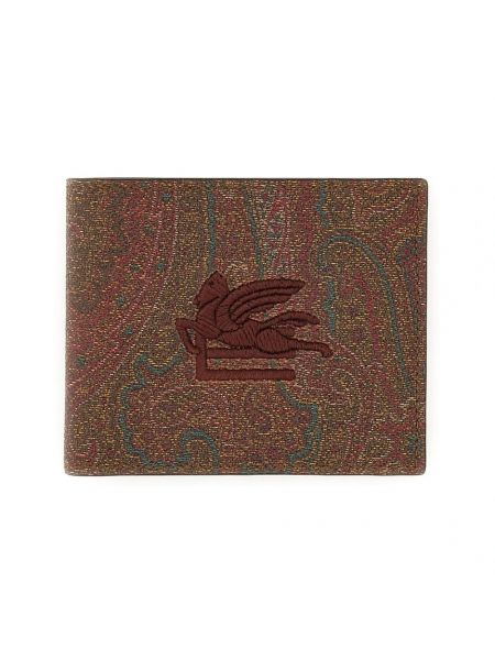 Geldbörse mit print mit paisleymuster Etro rot