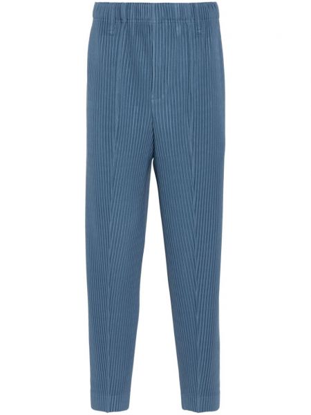 Pantaloni plisate Homme Plisse Issey Miyake albastru