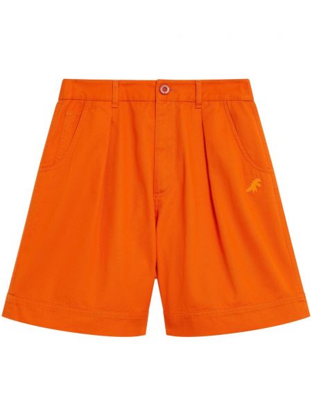 Bombažne športne kratke hlače z vezenjem Sport B. By Agnès B. oranžna