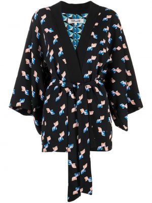 Jacke mit print Dvf Diane Von Furstenberg blau