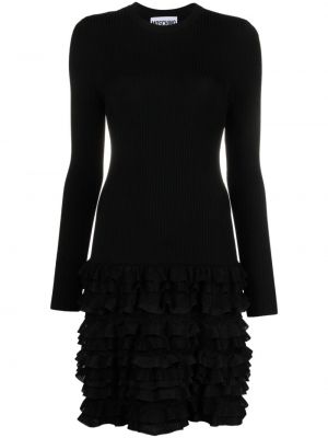 Dlouhé šaty Moschino černé