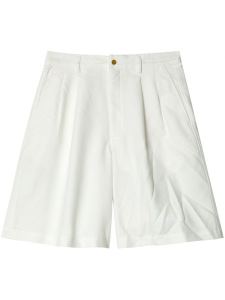 Plisirane bermuda kratke hlače bootcut Comme Des Garçons Shirt bijela