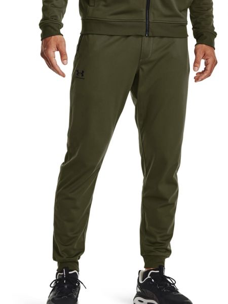 Спортивные штаны с низкой талией с принтом с эффектом тай-дай Under Armour зеленые