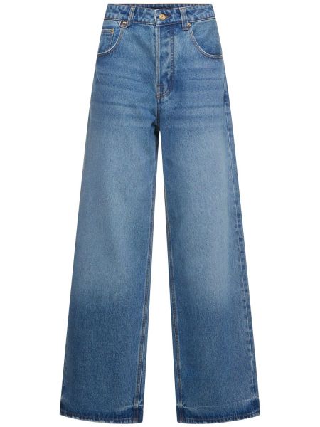 Jeans med hög midja Jacquemus blå