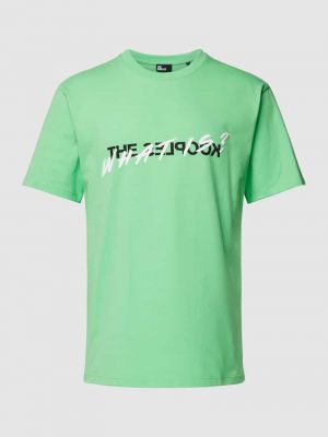 Koszulka z nadrukiem The Kooples zielona
