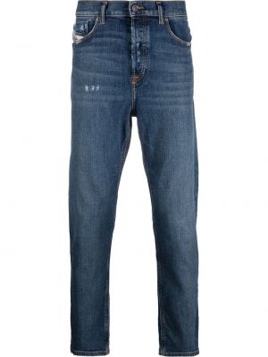 Hög midja skinny fit-jeans Diesel blå