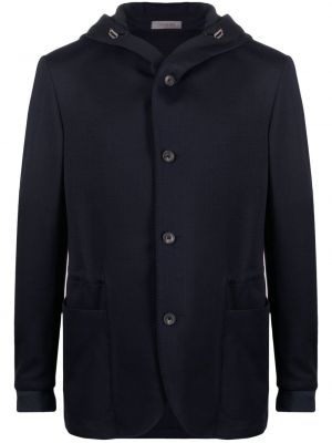 Hette lang blazer Corneliani blå