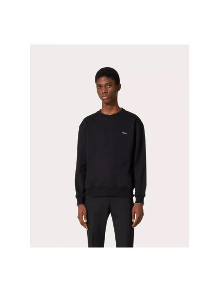 Sweatshirt mit rundhalsausschnitt mit print Valentino schwarz