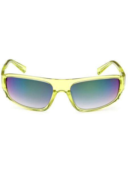 Okulary przeciwsłoneczne Guess żółte