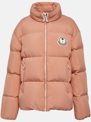 Πουπουλένιο μπουφάν Moncler Genius ροζ