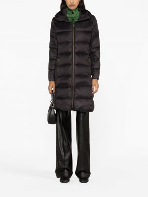 Pikowany płaszcz Lauren Ralph Lauren czarny