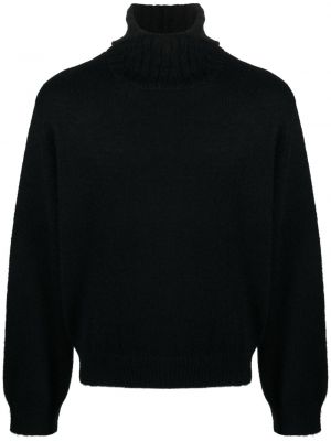 Veltinio megztinis su gobtuvu Charles Jeffrey Loverboy juoda