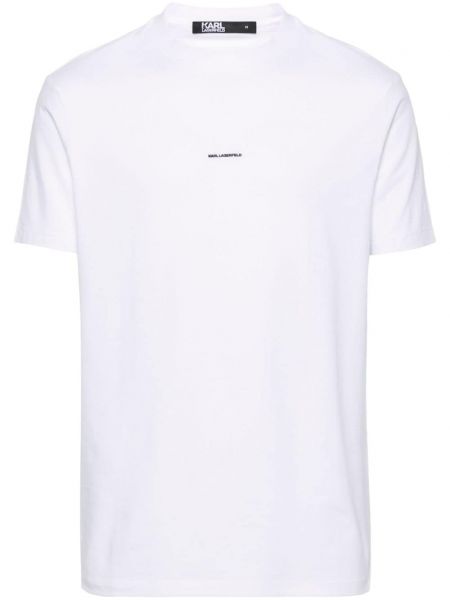 T-shirt à imprimé Karl Lagerfeld blanc