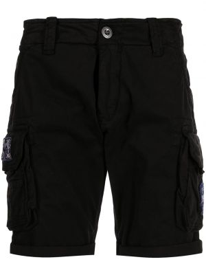 Pantalones cortos cargo Alpha Industries negro