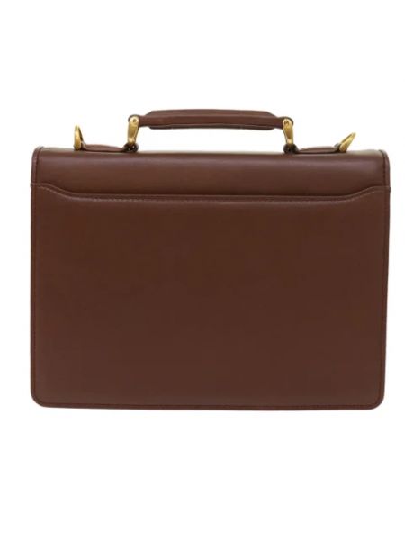 Bolsa de hombro de cuero Balenciaga Vintage marrón