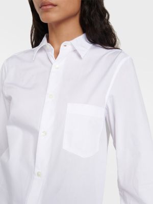 Bavlněná košile Ann Demeulemeester bílá