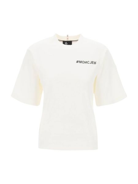 Koszulka oversize Moncler biała