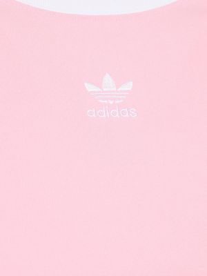 Gestreifte t-shirt aus baumwoll Adidas Originals pink