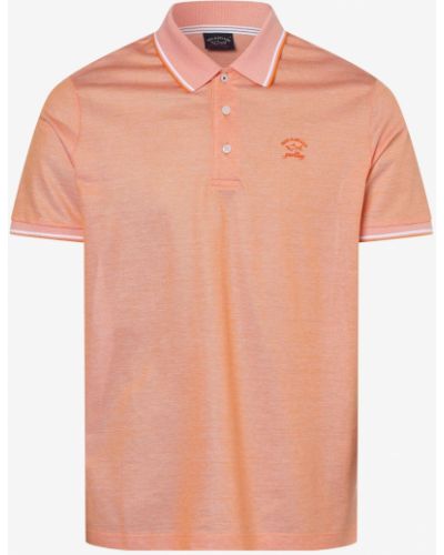 T-shirt Paul & Shark, pomarańczowy
