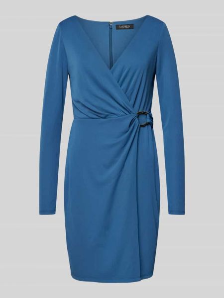 Sukienka koktajlowa Lauren Ralph Lauren niebieska