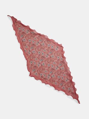 Bufanda de seda con estampado Lauren Ralph Lauren rosa