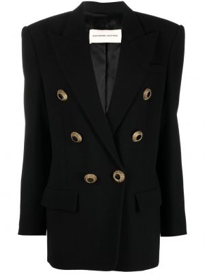 Ull lang blazer Alexandre Vauthier svart